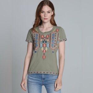 DRIFTWOOD‎ EMBROIDERED Tshirt top